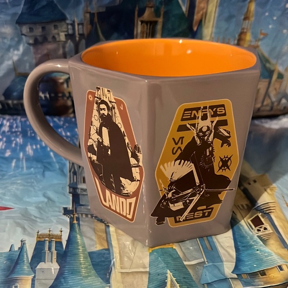 Disney Star Wars Coffee Mug Hexagon Shaped Oversized - Picture 1 of 6